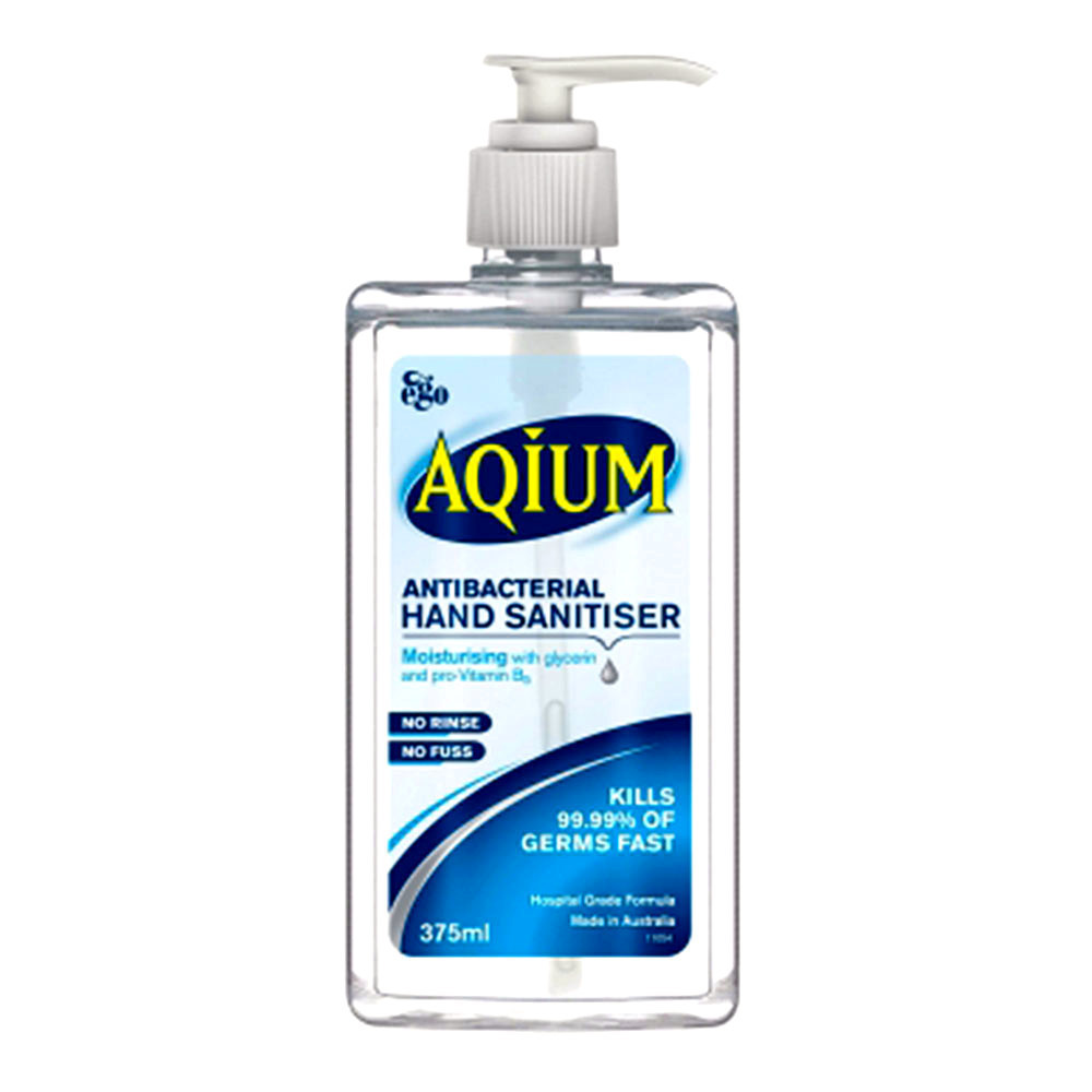 Aqium Antibacterial Hand Sanitiser 375 ml