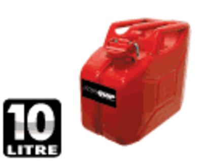 10lt Metal Jerry Can c-w DETO-STOP - RED