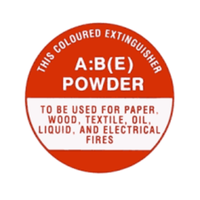 ID Sign - ABE Dry Powder Extinguisher - Metal
