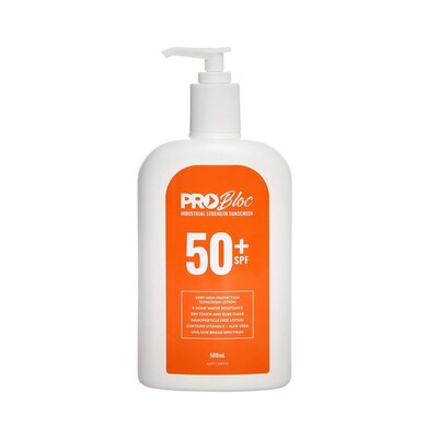 Pro Bloc SPF 50+ Sunscreen 500ml Bottle