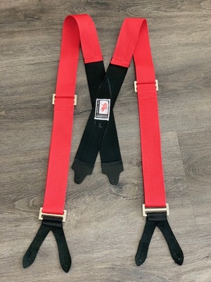 Red Firefighter Braces
