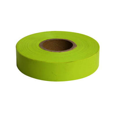 Plastic Flagging Tape 100m Roll - Yellow Fluoro