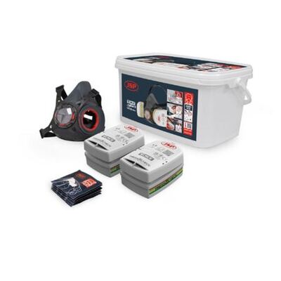 Force Typhoon 8 Half Mask Respirator Multi-Gas Kit With ABEK1P2 Filters