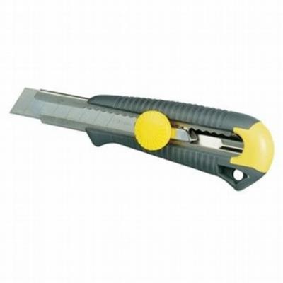 Stanley Knife cw Locking Blade & Yellow Screw Lock Wheel